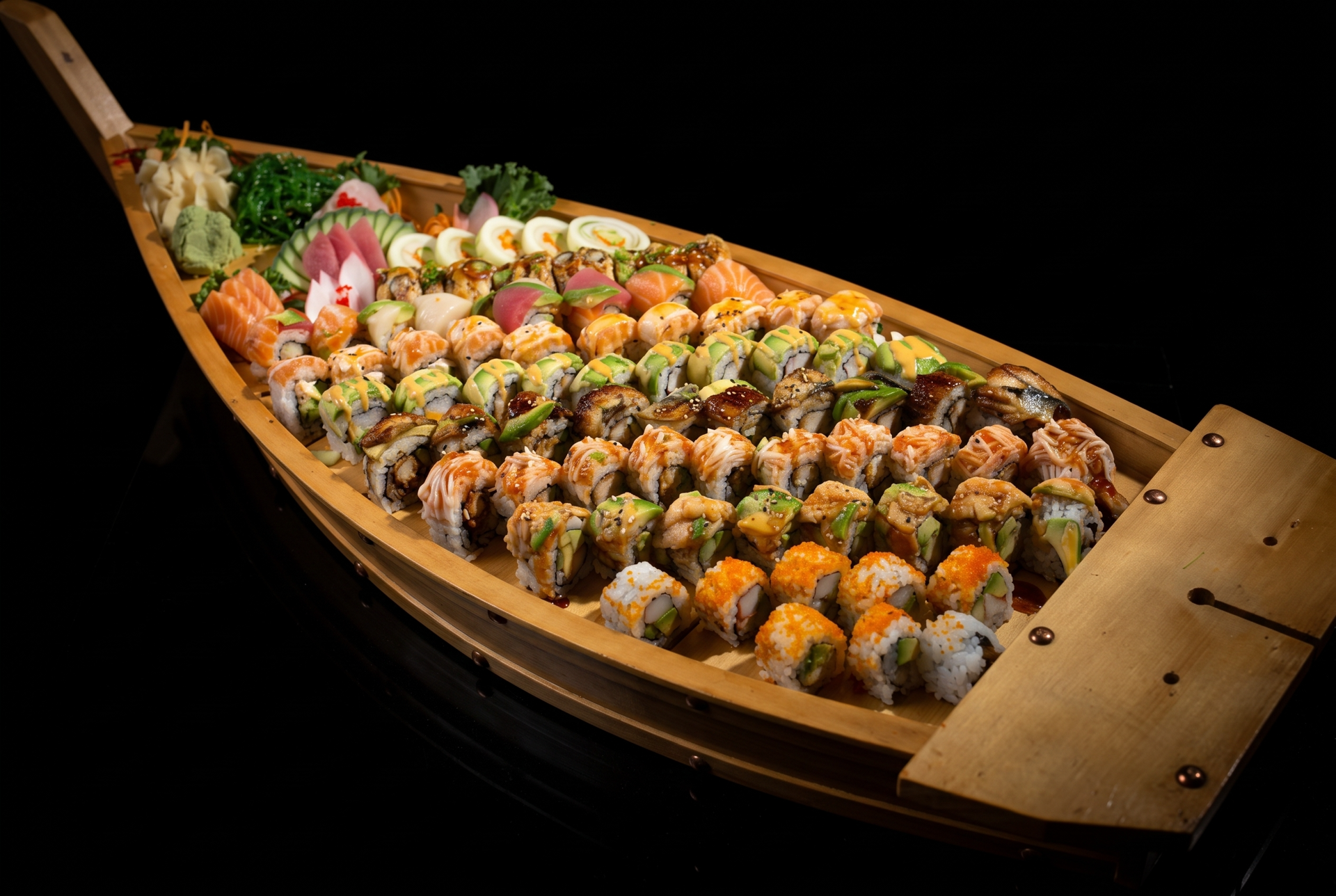 Thai curries and hand-rolled sushi, together
